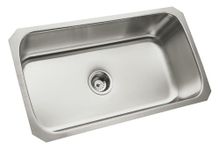 Sterling 11600-NA 32-Inch McAllister 32-Inch by 18-Inch Under-Mount Single Bowl Kitchen Sink, Stainless Steel