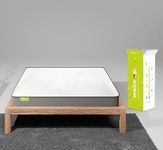 wakeup INDIA Latex Memory Foam Mattress Double Size 72x48x6 Inches | PureLuxe 6 inch Double Bed Softy Firm Mattresses | 10 Years Warranty | Dual Comfort Orthopedic Mattress (White Colour)