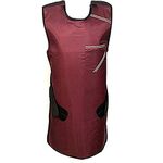 Lead Apron 0.5mm Lead (pb) Equivalency Protection for Working with X-Ray Machine | Lead Apron with Robust Hanger for Hospitals, Labs, Nursing Homes, Etc. (Maroon)
