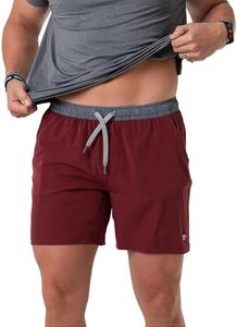 BURLEBO Athletic Short - Maroon - White Camo