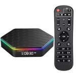 Sidiwen Android 12.0 TV Box, Android TV Box 4GB RAM 32GB ROM Allwinner H618 Quad core100M Ethernet 2.4/5G Dual WiFi BT 5.0 6K Smart TV Box