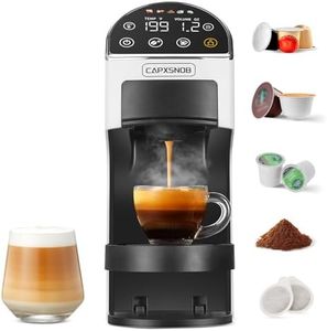 Magician2 5-in-1 Mini Coffee Maker & Machine | 20 Bar, LED Touch, 42oz Tank