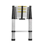 sogesfurniture 10.5ft Aluminum Telescoping Ladder, Extendable Telescoping Ladder with Spring Loaded Locking,EN131 Telescoping Ladder,Non-slip Ribbing 330 Pound Capacity,BHCA-KS-JF-007-1