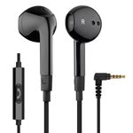 Ludos FEROX Wired Earbuds in-Ear Headphones, Earphones with Microphone, 5 Years Warranty, Noise Isolation Corded for 3.5mm Jack Ear Buds for iPhone, iPad, Samsung, Computer, Laptop, Gaming, Sports