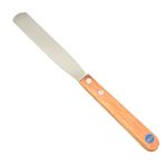 [Ear Lobe & Accessories] Stainless Steel with Wooden Handle Wax Knife for Women/Girls, 20.5 cm - Pack of 1