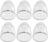 6-Pack Clear Glass Shade with Metal