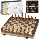 15" Wooden Chess Sets - Chess Board