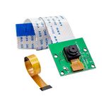 for Raspberry Pi Camera, KEYESTUDIO 5MP 1080p Camera Module with OV5647 Sensor Video Webcam for Raspberry Pi Model A/B/B+, Pi 2, Raspberry Pi 3, 3B+, Pi 4B Ras Pi 4 Zero W Camera with Flex Cable