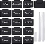 16 Pcs Basket Labels, Chalkboard St