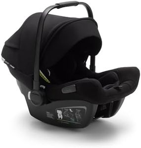 Bugaboo Turtle Air by Nuna, silla de coche cómoda para bebés y niños, ultraligera, segura y práctica, con capota y ventanita, negro