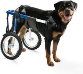 Virbraroo Dog Wheelchair for Back Legs, Dog Wheelchair with All-Terrain Tires & Durable Bearings, Large Dog Wheelchair for Back Legs,88.1-132.2 lbs(XXL)
