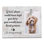 Dog and Cat Memorial Gifts, Sentiment Picture Frame, Sympathy Gifts for Loss of Dog, Pet Remembrance Gift, Dog Footprint, Pet Loss Gifts