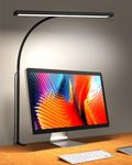 Desk Lamp, iFalarila Dimmable 160 LED Desk Light with I-Clamp [3 Color Mode & 10 Brightness Setting] Book Light Clip on Table for Home Office, Reading, Workbench, Drafting, Sewing, Puzzle