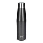 Built Perfect Seal Leakproof Insulated Water Bottle, Stainless Steel, 540 ml, Charcoal