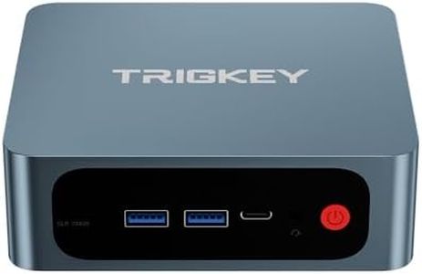TRIGKEY Speed S8 Mini PC, Intel Core i3-8109U (2C/4T, Up to 3.6GHz) 16G DDR4 500G SSD, Business Mini Computer, 2*HDMI, 1000M LAN, WiFi-5, Wake-on-LAN