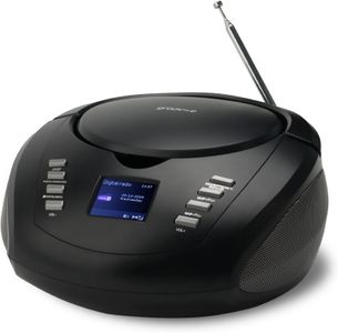 Groov-e DAB Boombox Radio – Black Portable Stereo