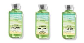 Bath & Body Works Cucumber Melon Shower Gel 10 Oz Set of Three by Bath & Body Works