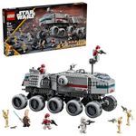 LEGO Star Wars: The Clone Wars Republic Juggernaut Building Toy for Kids - Pretend Play Set W 8/ Toy Figures - Collectable Model Kit for Boys & Girls, Ages 9+ - Gift Idea for Birthdays - 75413