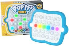 Pop It! Duel - Bubble Popping Game for 1-2 Players, 6 Ways to Play, Multicolor Light Up Fidget Toy for Kids and Adults