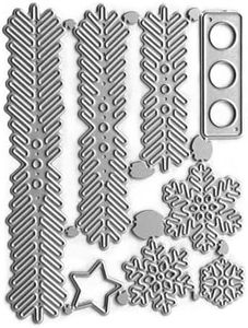 Awgusu New Christmas Tree DIY Metal Cutting Dies Stencils for Scrapbooking Embossing Folder Photo Album Decor Paper Card Making DIYGift