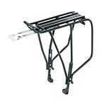 Topeak Super Tourist Universal Rear Rack for 24" / 26" / 27.5" / 29" / 700c Wheel Bikes, Disc Brake Compatible, Black