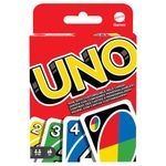 Mattel Games UNO Family Card Game, with 112 Cards, Travel-Friendly, Makes a Great Game for 7 Year Olds and Up