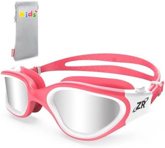 ZIONOR Kids Swim Goggles, G1 MINI UV Protection Anti-Fog Polarized Swimming Goggles for Age 6-14