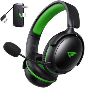 Wireless Gaming Headset for XBOX Series X|S|One, PC, PS5, PS4, Mac, Switch, Gaming Headphones with 2.4GHz, Bluetooth 5.4, 53MM 3D Stereo Sound, 60H Battery, Detachable Noise Canceling Mic, 3.5mm Wired