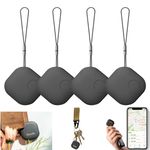 Nutale Air Tag Bluetooth Tracker Item Finder 4PCS - Works with Find My (iOS Only) - Smart Tracker Key Finder Locator (Not for Android) for Keys Luggages Bags Suitcases Wallets