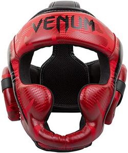 Venum Elite Headgear - Red/Camo, One Size