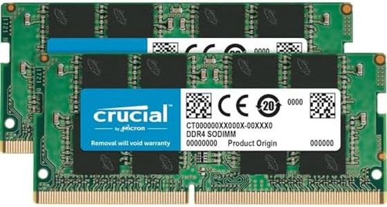 Crucial RAM 32GB Kit (2x16GB) DDR4 2400 MHz CL17 Laptop Memory CT2K16G4SFD824A