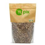 Yupik Organic Tri-Color Quinoa, 1 kg, Non-GMO, Gluten-Free, Kosher, Raw Seeds, Mix of White, Red & Black Quinoa, Unsalted, Oil-Free, Source of Fiber & Iron, Ideal Replacement to Rice & Pasta