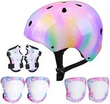 FIODAY Kids Helmet Knee Pads for Ki