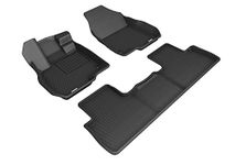 3D MAXpider Custom Fit Kagu Floor Mat (Black) Compatible with Acura RDX 2019-2024 - Full Set