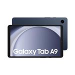 Samsung Galaxy Tab A9 Android Tablet, 64GB Storage, Large Display, Rich Sound, Navy, 3 Year Manufacturer Extended Warranty (UK Version)