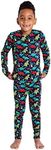 Lone Cone Kids Thermal Underwear Set, Comfy Girls & Boys Thermal Underwear Set With Fleece Lined Top And Bottom Matching Set