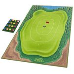 GoSports Chip N' Stick Golf Chipping Mat Game with Golf Balls - Choose Classic, Darts or Islands