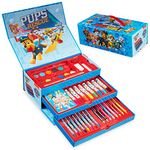 Paw Patrol Art Set, Colouring Sets for Children, Over 40 Art Supplies for Kids (Multicolor)