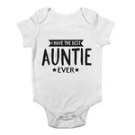 Shopagift I Have the Best Auntie Ever Cute Boys and Girls Baby Vest Bodysuit