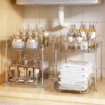 Under Sink Organizer, 2 Packs Bathr