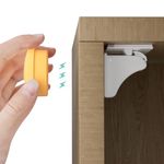 MtMinn Child Safety Magnetic Cabinet Locks (12 Pack + 2 Keys) - Baby Proofing Cupboard Locks with Key for Toddler-Easy Installation, Invisible, Yellow