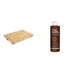 Vogue 12251 Large Rectangular Wooden Chopping Board 45X 610X 455mm Kitchen Cutting & Chopping Board Oil - Premium Food Grade Mineral Oil to Protect and Restore Wood Cutting Boards