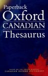 Paperback Oxford Canadian Thesaurus