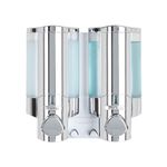 Better Living Products 76245-1 AVIVA Two Chamber Dispenser, Chrome
