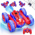 Dreamlandia Spider Remote Control Cars, 360° Rc Cars Toys for 3-9 Year Old Boys Girls Monster Truck Boys Toys age 3-10 Kids Toys Xmas Gifts for 4-10 Year Old Boys Girls Spidey and His Amazing Friends