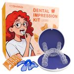 Custom Night Guard for Teeth with Dental Impression Kit, Comfortable & Durable Sleeping Mouth Guard, Gum Shield for Teeth, Jaw Protection for Adults and Teens (Upper and Lower Guard)