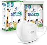 Careview N95 Kids N95 Face Mask (Pack of 5 + 1 Free), WHITE Color,5 Layered Filtration, DRDO, BIS (ISI),CE Certified, Ear Loop Style (KIDS-N95-MASK)