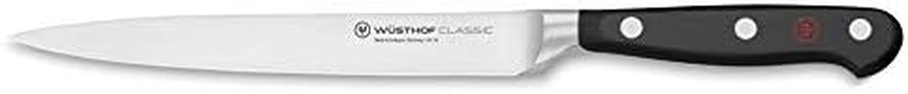 Wüsthof Classic 6 Inch Fish Fillet Knife, Flexible Blade (1040102916), Precision Forged High-Carbon Stainless Steel Blade