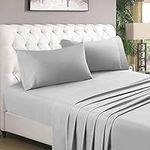 HOMEIDEAS 4 Piece Bed Sheets Set (Q