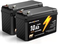 GOLDENMATE 12V 10Ah LiFePO4 Lithium